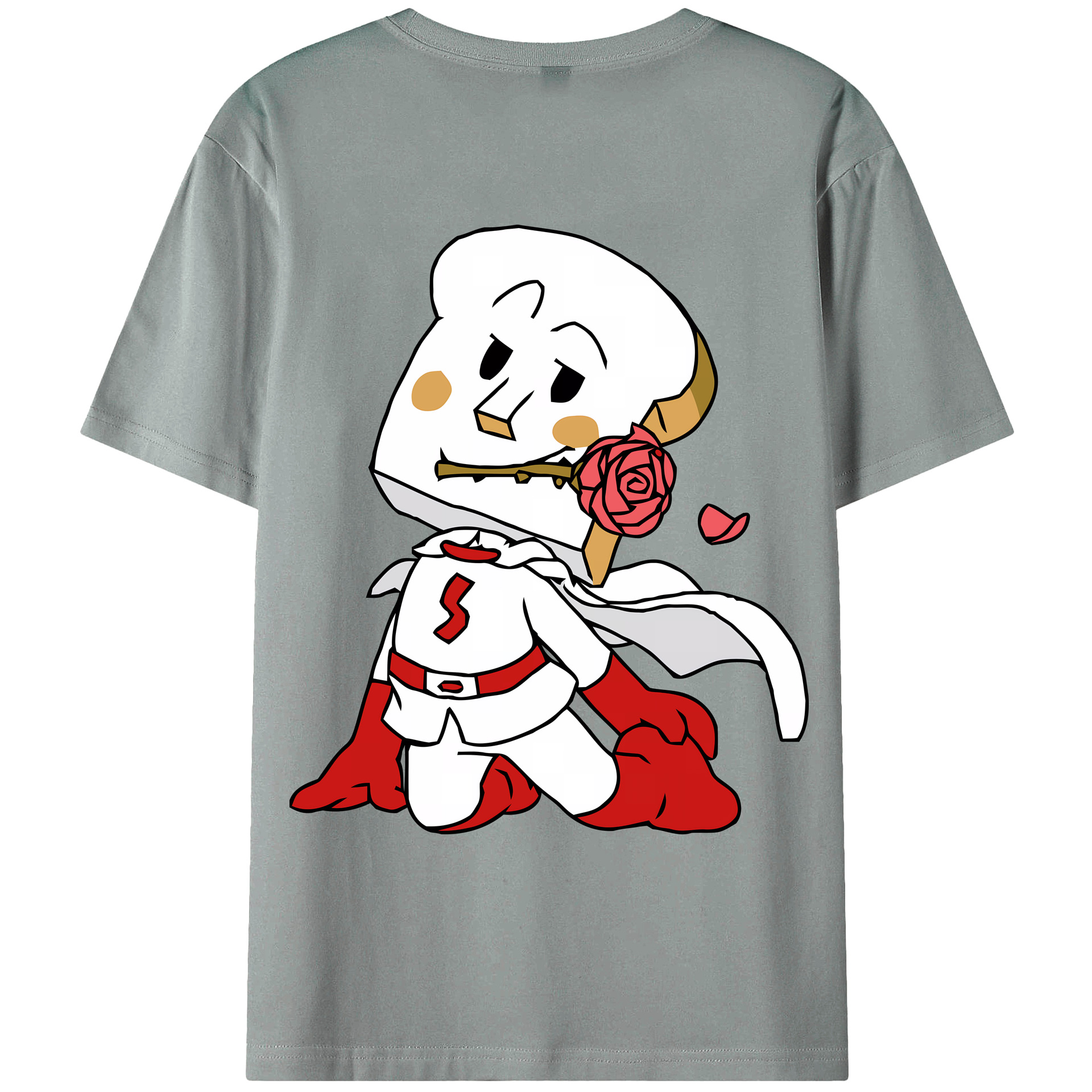 （画像用） アンパンマン Anpanman 綿100％ メンズ半袖Tシャツ（バックプリント） 通気性